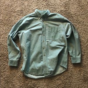 Vintage Lands End, button up, men’s shirt